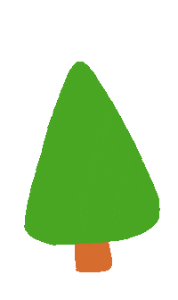 Christmas Tree Sticker by Stefanie Shank