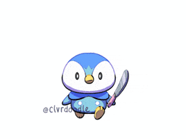 clvrdoodle angry pokemon mad penguin GIF