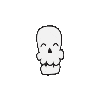FulleFX laughing skull fullefx lol skull Sticker