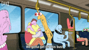 Bus GIF by Adult Swim