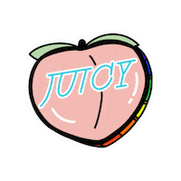 Peach Sticker by UNLEASH