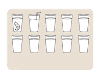 Drink Water Sticker by The Daily Page