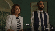 Yes Nod GIF by PeacockTV