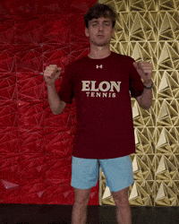 Elon Mens Tennis GIF by Elon Phoenix