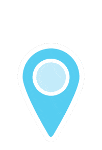 Travel Point Sticker by Pin Estudio