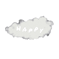 Happy Cloud Sticker