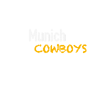 MunichCowboys football sport team gang Sticker