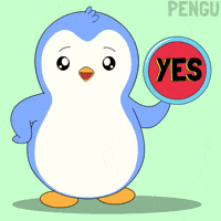 Penguin Yes GIF by Pudgy Penguins
