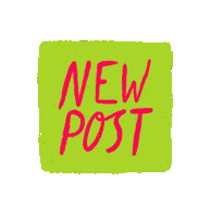 Pink Post Sticker