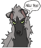 New Post Borzoi Sticker