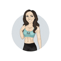 Megan Murrie Sticker by Megan M Fitness
