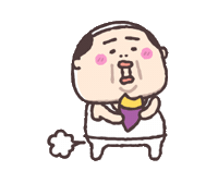 Old Man Fall Sticker