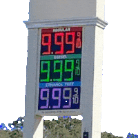 Gas Station Sticker