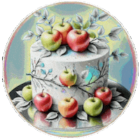 Art Birthday Sticker