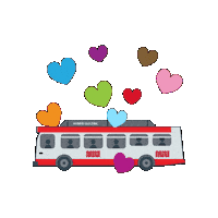 Valentines Day Love Sticker by SFMTA-Muni
