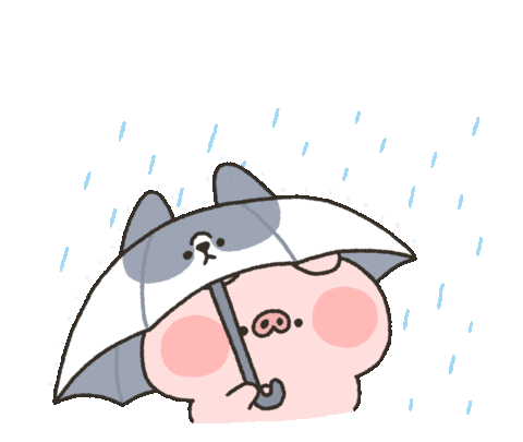 Illustration 下雨 Sticker