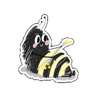 victoriamellifera bee victoriamellifera včela ščela Sticker