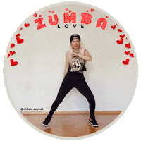 didemzeybek love dance fitness hearts Sticker