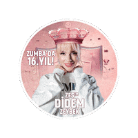 Zumba Zumbafitness Sticker by Didem Zeybek