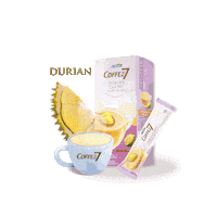 coffee7official coffee latte mango matcha Sticker