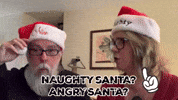 Bad Santa GIF by Linda Rey & Trevor