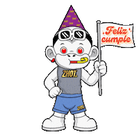 Festivo Feliz Cumple Sticker by Zhot