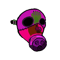 Gas Mask Sticker
