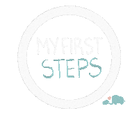 My First Steps Sticker by Baby Nest Designs