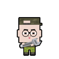 Dear Jane Soldier Sticker