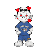 Blue Jays Wow Sticker by Zhot