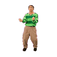 awkward blues-clues STICKER by imoji