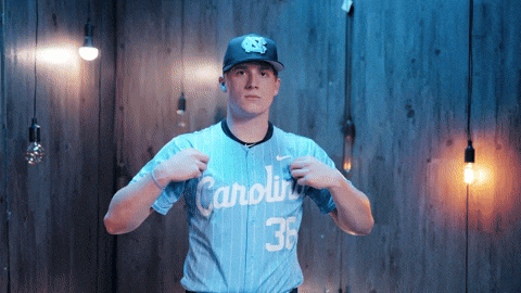 University Of North Carolina Baseball GIF by UNC Tar Heels