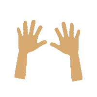 milestonechurch yay jesus church hands Sticker