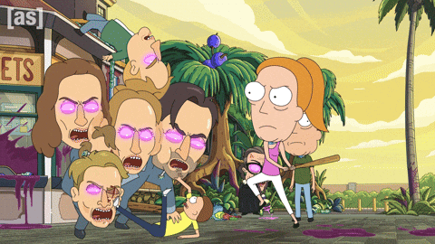 Rick And Morty Running GIF by Adult Swim