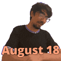 August Sticker