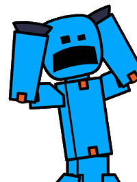 Shocked Oh No Sticker by StikBot