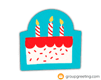 GroupGreetingcards party sticker birthday happy birthday Sticker