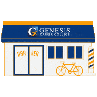 Barber College Sticker by Genesis Career College