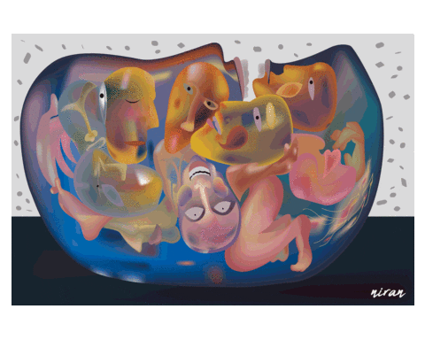 niranchanhomart giphyupload art artist painting Sticker