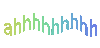 Excited Typography Sticker by Kristen