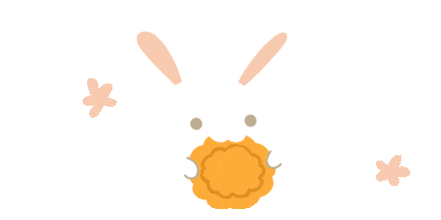 Rabbit Mooncake Sticker