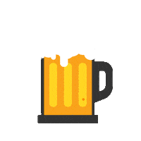 meyPich cute kawaii beer rugby Sticker