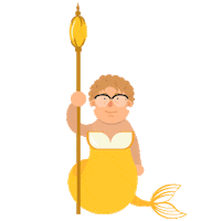 Under The Sea Beach Sticker by getbaff