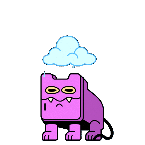 Sad Mental Health Sticker by Nexio