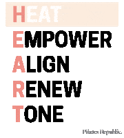 San Diego Heart Sticker by Pilates Republic