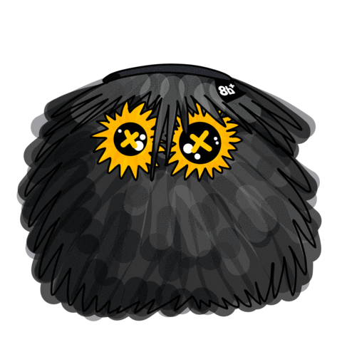 Excited Big Eyes Sticker by 8BPLUS