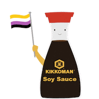 Pride Flag Sticker by Kikkoman USA