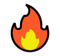 Alloprof rainbow fire brain prof Sticker
