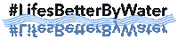 Beach Life Water Sticker