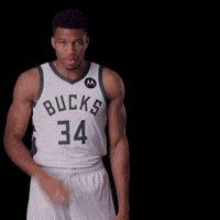 Giannis Antetokounmpo Sport GIF by Milwaukee Bucks